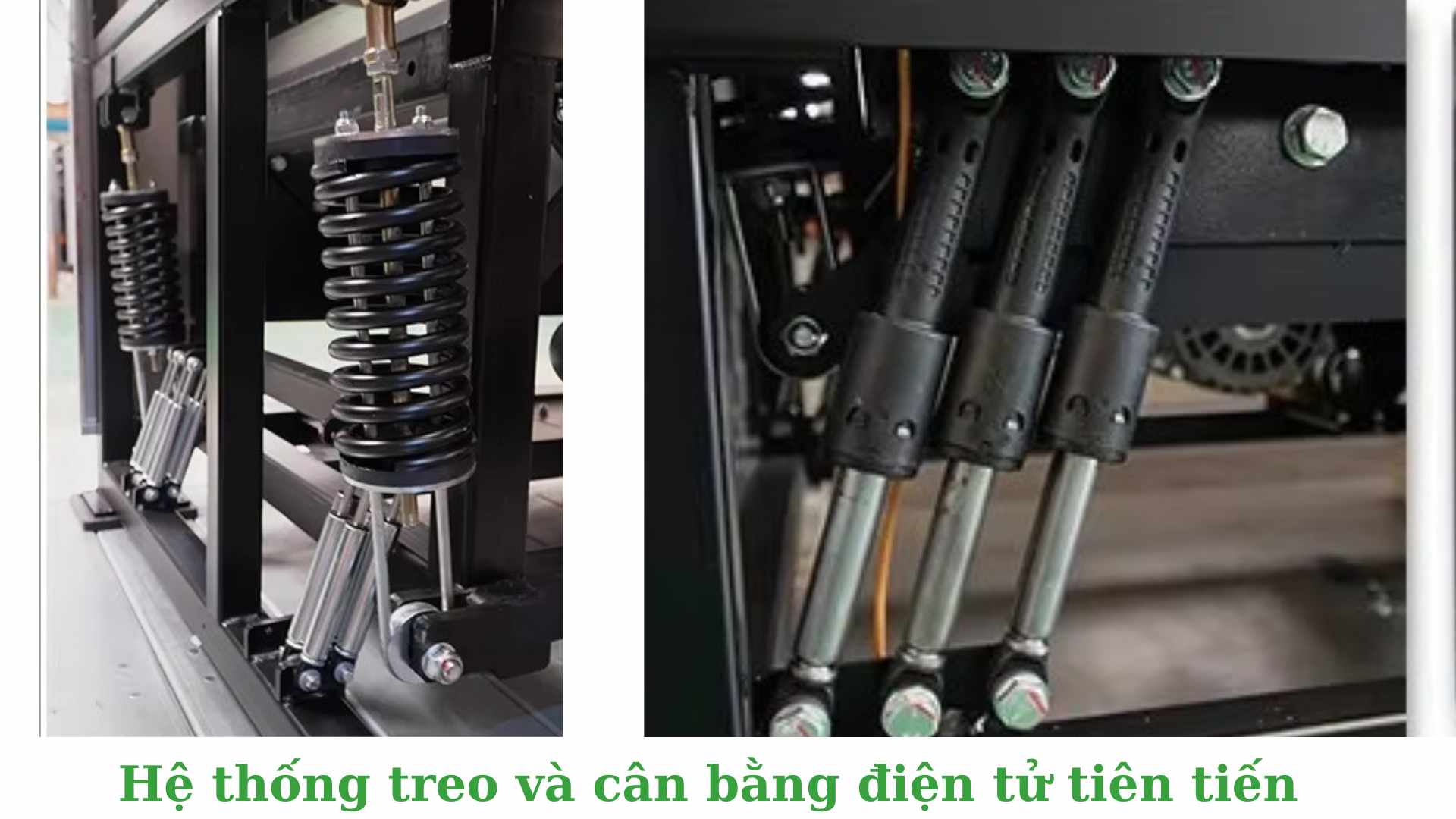 Hệ thống treo và cân bằng điện tử tiên tiến máy giặt weishi