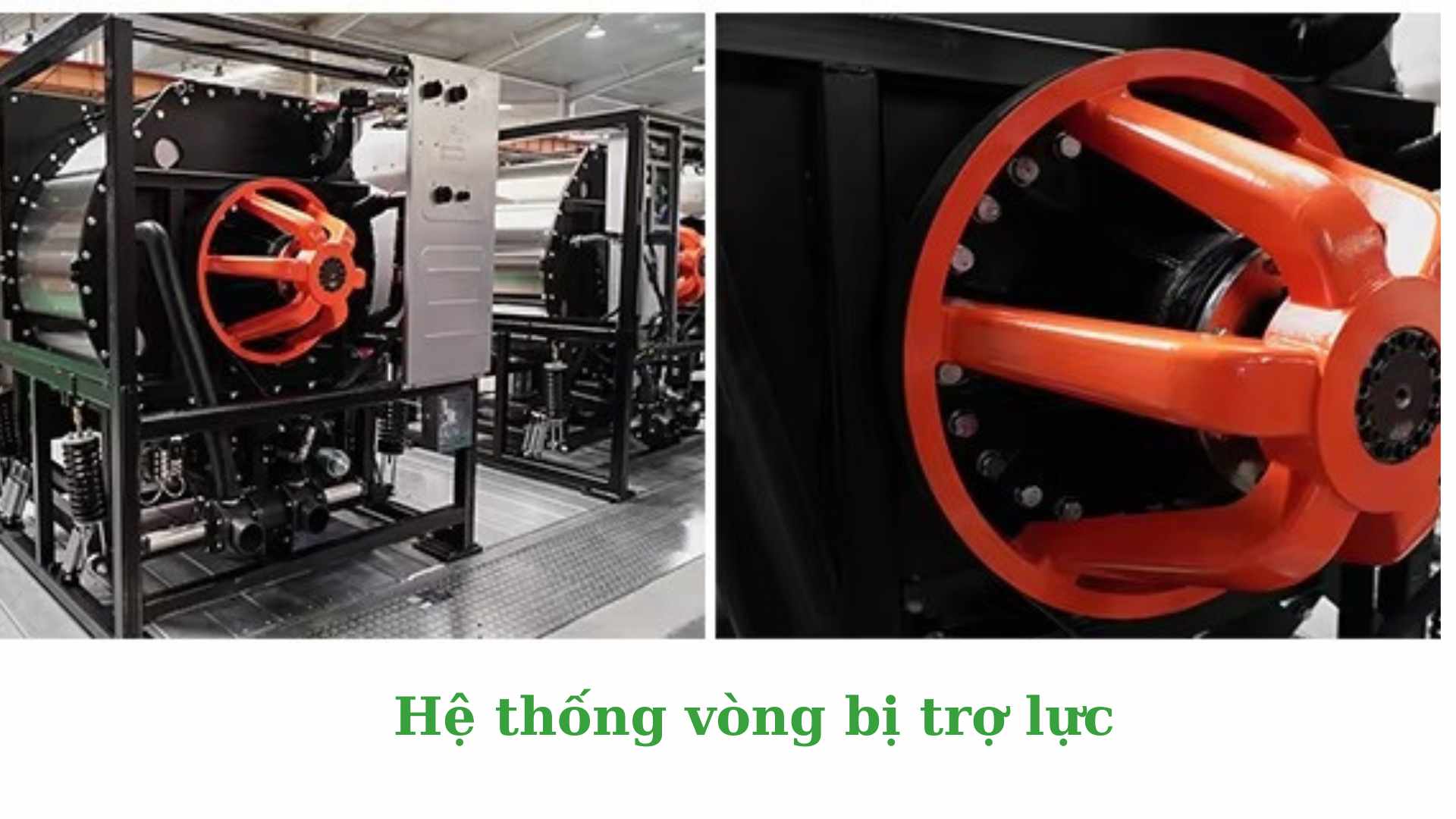 Hệ thống vòng bị trợ lực máy giặt weishi