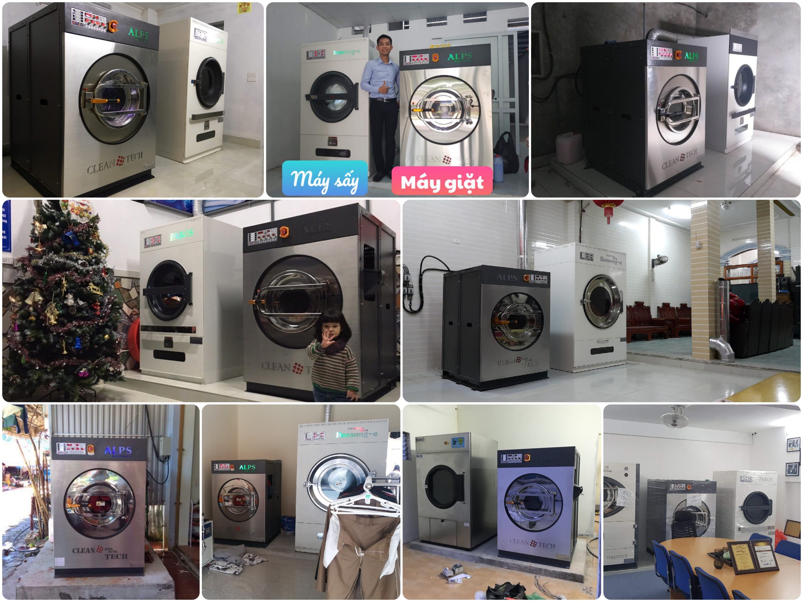 Máy giặt chăn công nghiệp cũ
