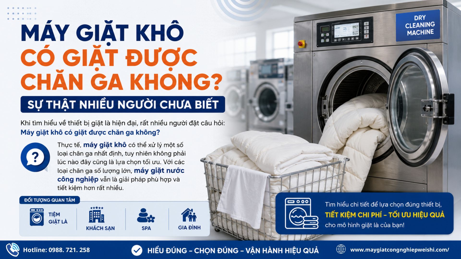 Máy Giặt Khô Có Giặt Được Chăn Ga Không? Sự Thật Nhiều Người Chưa Biết